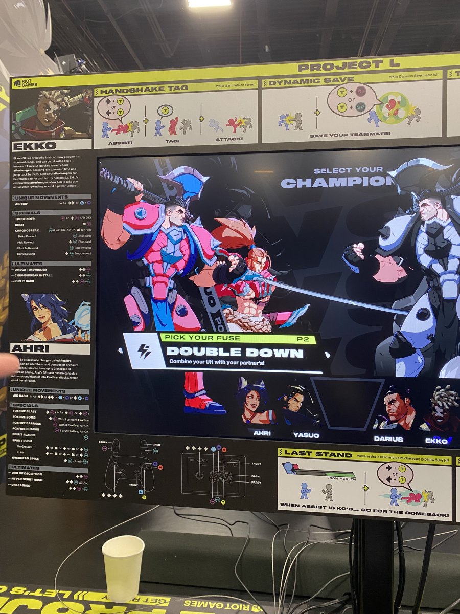 Character select Screen for Project L